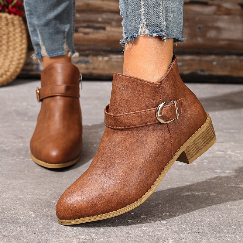 Woman Formal Wear - Women's Autumn Winter Ankle Boots Side