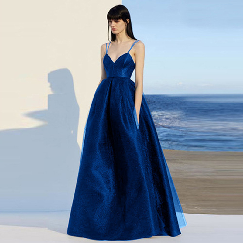 Elegant Spaghetti Strap Evenin - Women Formal Wear Dress 评论和价格