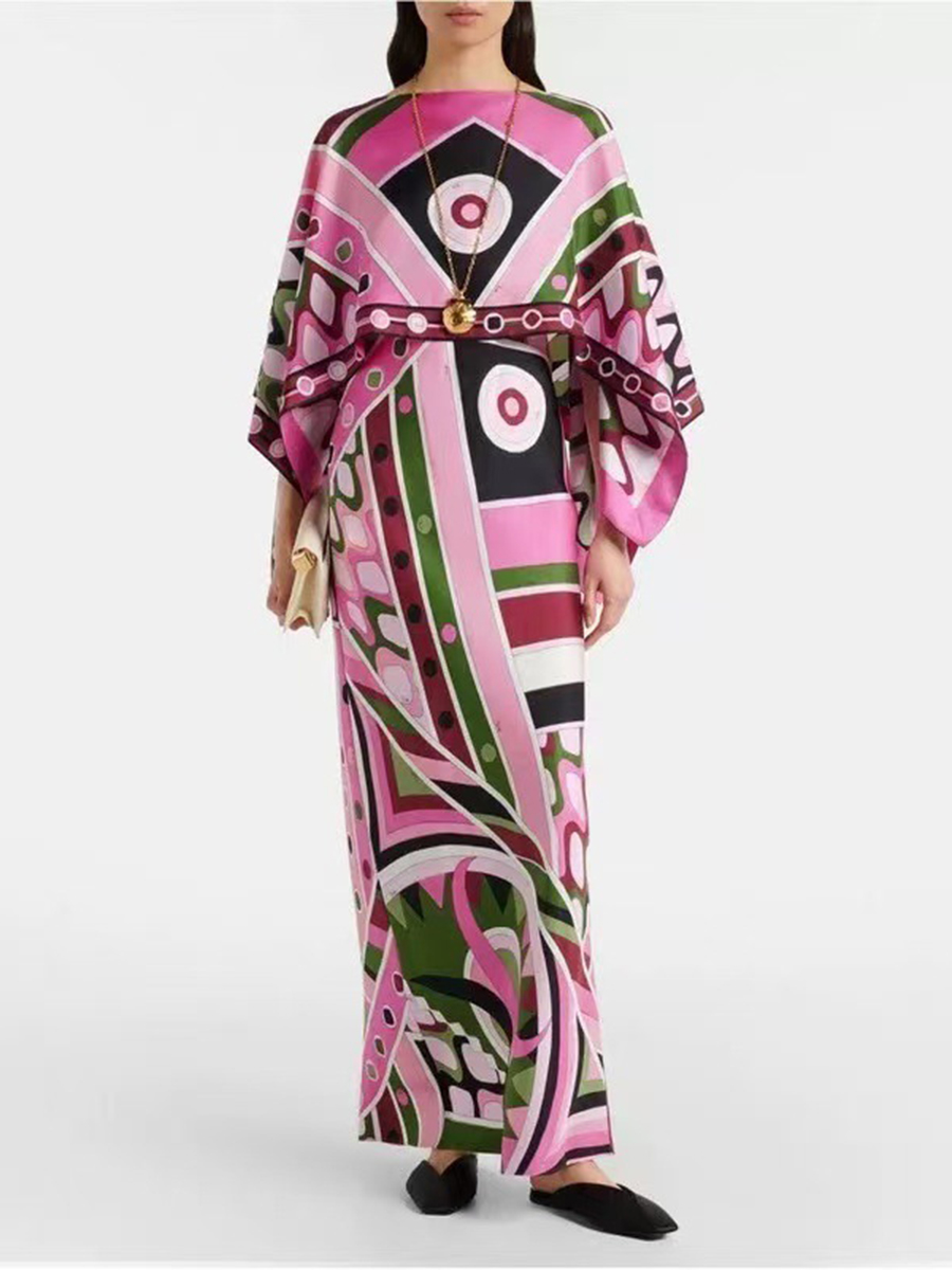 VGH Light Blue Abstract Print  - Woman Formal Wear 评论和价格
