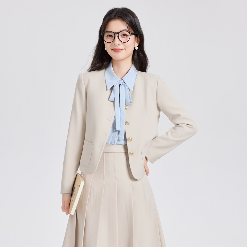 Gray Short Suit Set for Women  - Women Formal Wear For Interview 评论和价格