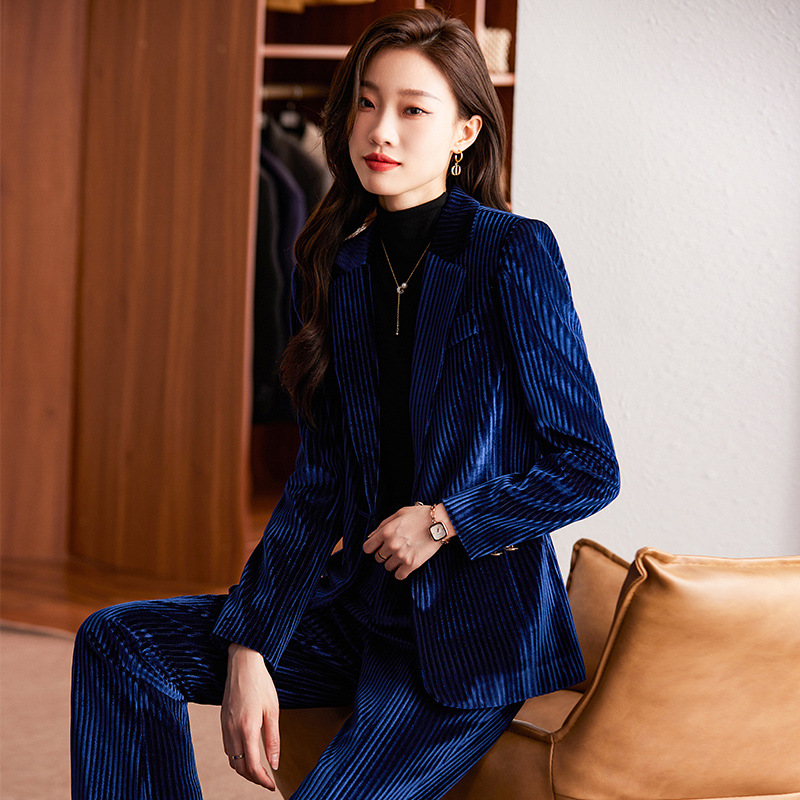 Women's velvet blazer for autu - High End Women'S Formal Wear 评论和价格