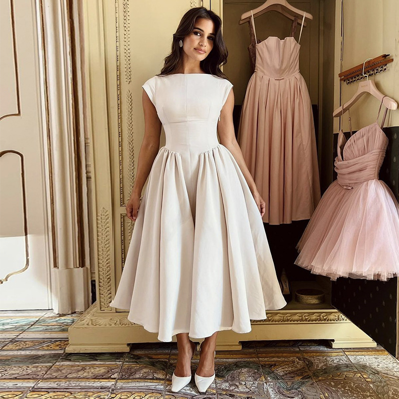 Elegant Princess Women Prom Dr - Women Formal Party Wear Dress 评论和价格