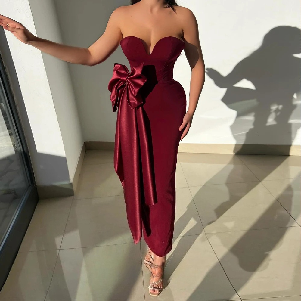 Fancy Bowknot Prom Dress Strap - Women Formal Wear Dubai 评论和价格