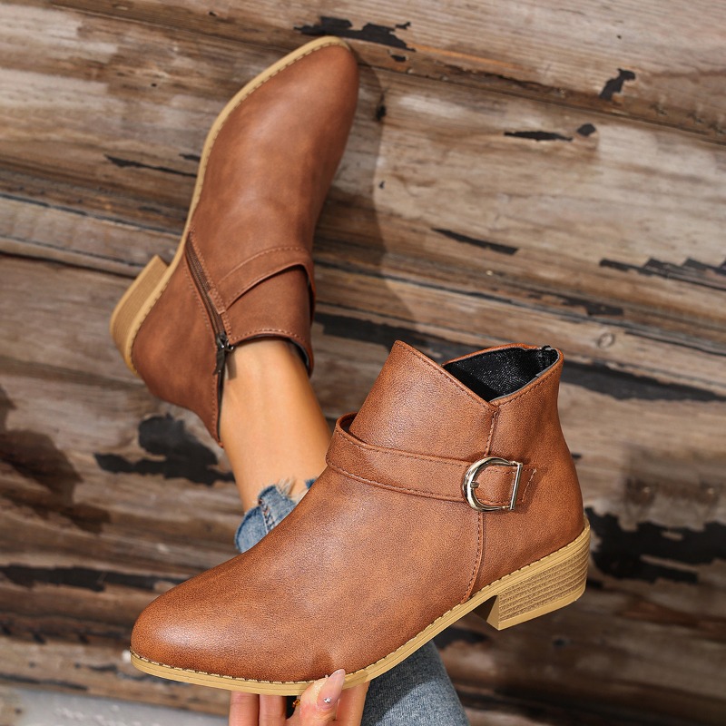 Women's Autumn Winter Ankle Bo - Woman Formal Wear 评论和价格