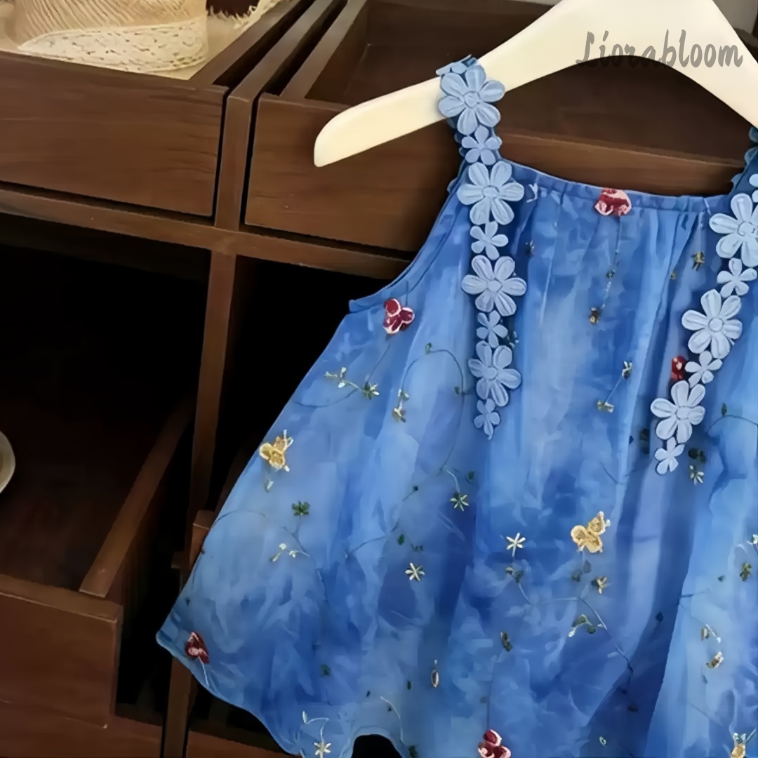 Starry Sky Themed Girls' Dress - Formal Attire Woman 评论和价格