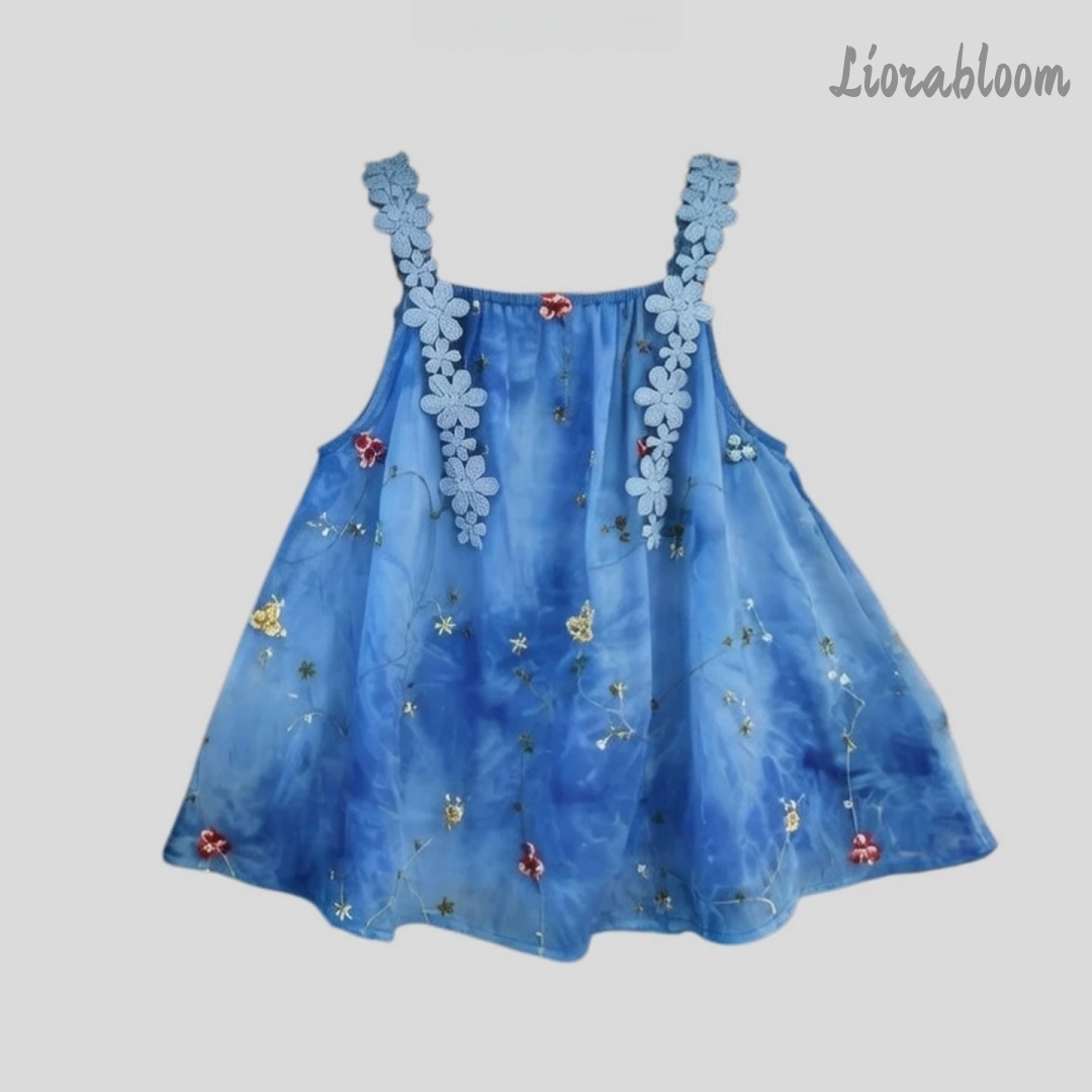 Starry Sky Themed Girls' Dress - Formal Attire Woman 评论和价格