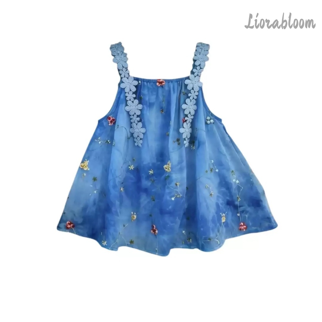 Starry Sky Themed Girls' Dress - Formal Attire Woman 评论和价格