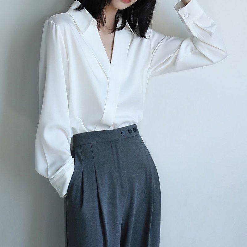 Gidyq Women Black Chiffon Shir - Women'S Formal Wear Blouse 评论和价格