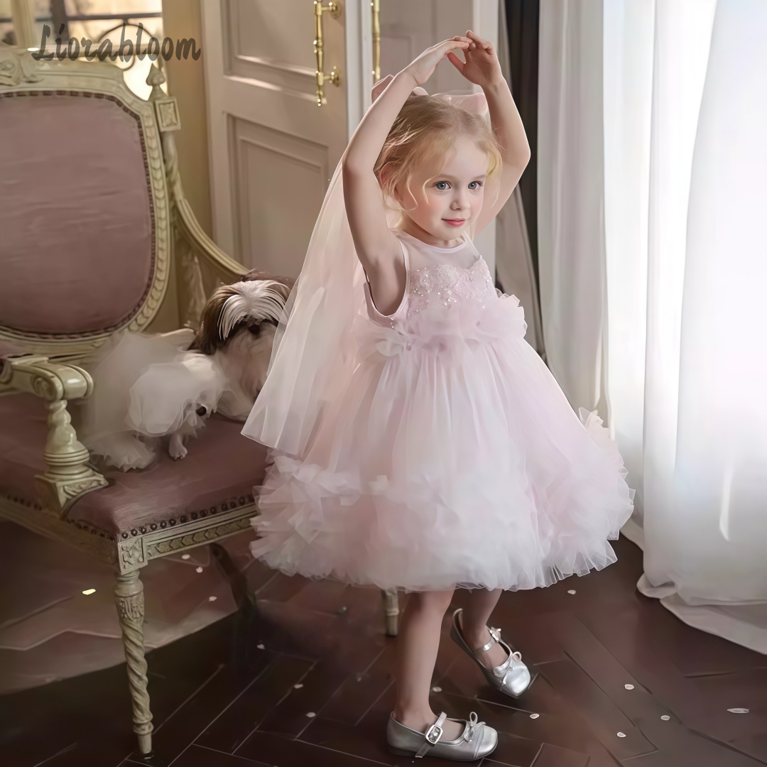 Girls' Tulle Gown Layered Skir - Woman Formal Wear 评论和价格