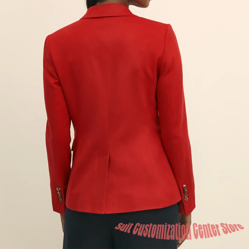 Women's Navy Woolen Clothes Si - Women Formal Wear Outfits 评论和价格