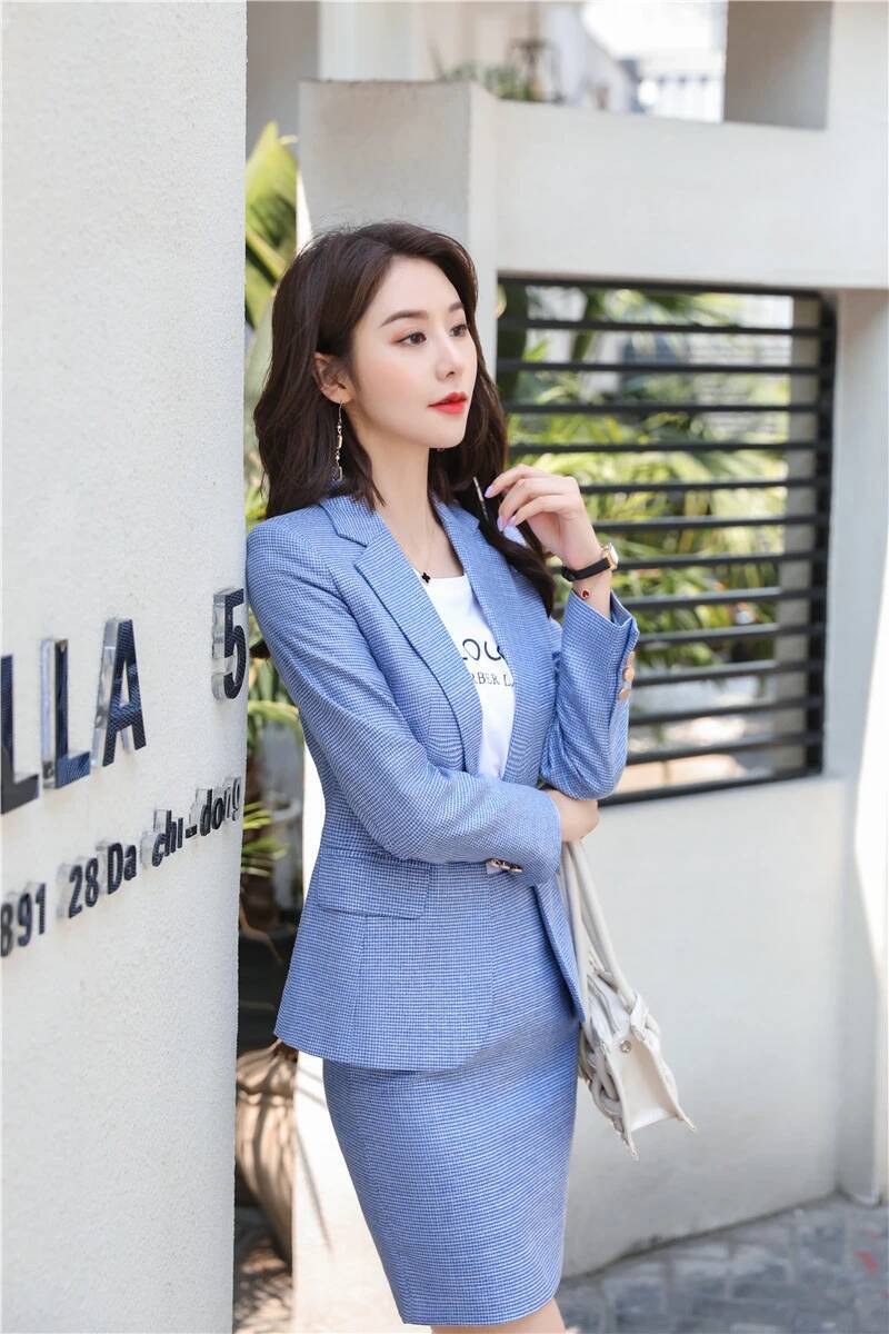 Novelty Green Uniform Designs  - Women Formal Wear For Interview 评论和价格
