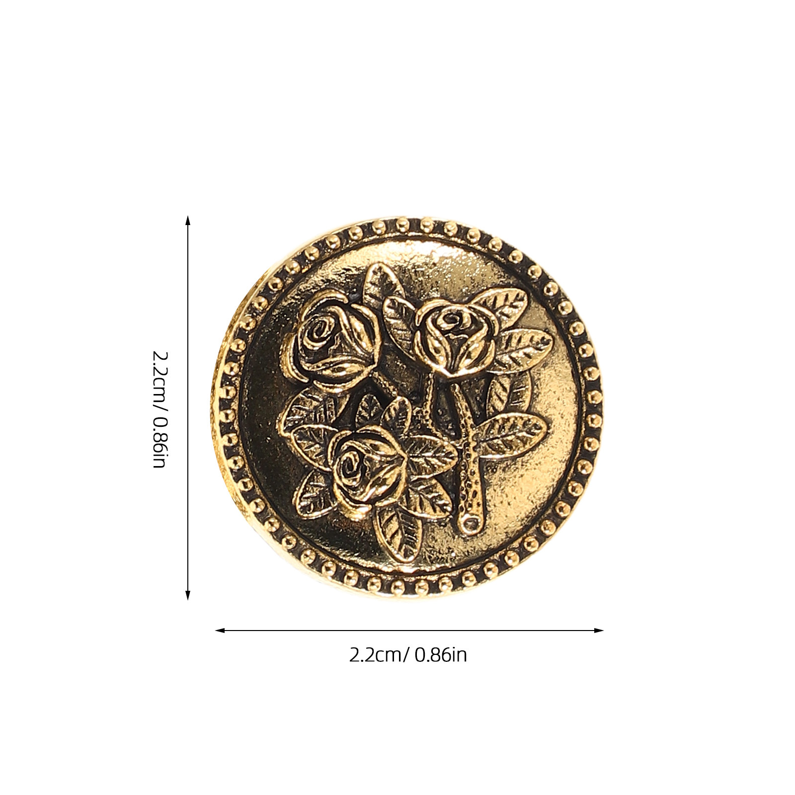 2Pcs Shirt Button Covers Vinta - Women'S Formal Wear Accessories 评论和价格