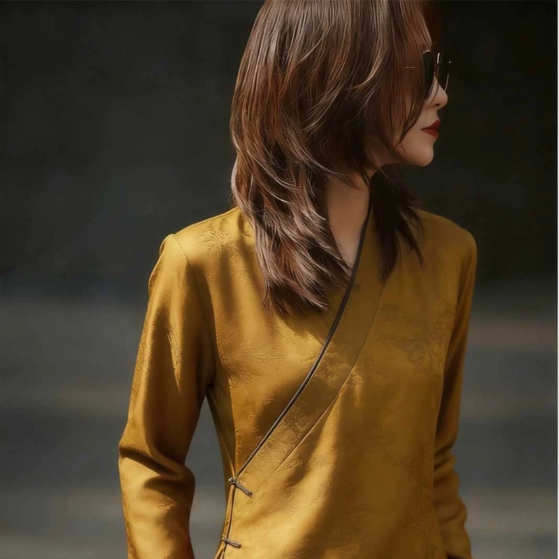 Chinese Style Women's Blouses  - Women'S Formal Wear Blouse 评论和价格