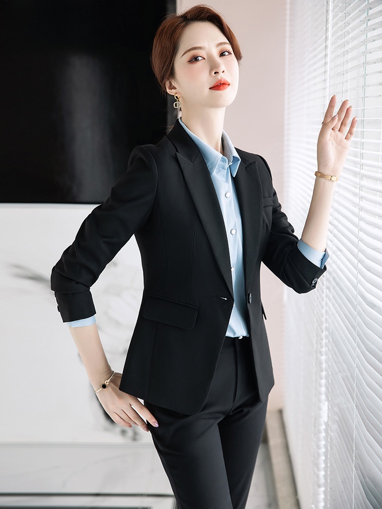 Gray Suit Set for Women Spring - High End Women'S Formal Wear 评论和价格