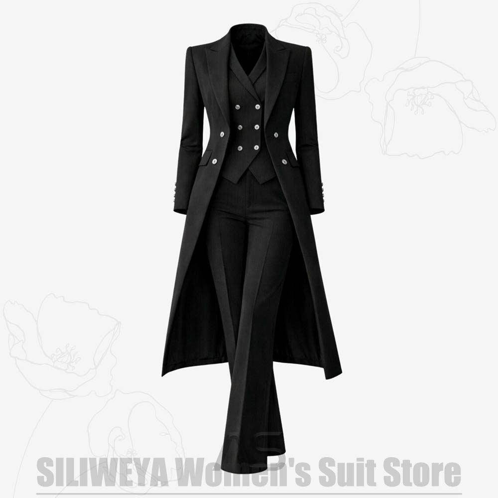 Women's Suit 3 Piece Double Br - Women Formal Wear Outfits 评论和价格