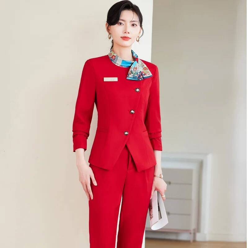 Plus Size Formal Elegant Style - Women Formal Wear For Interview 评论和价格