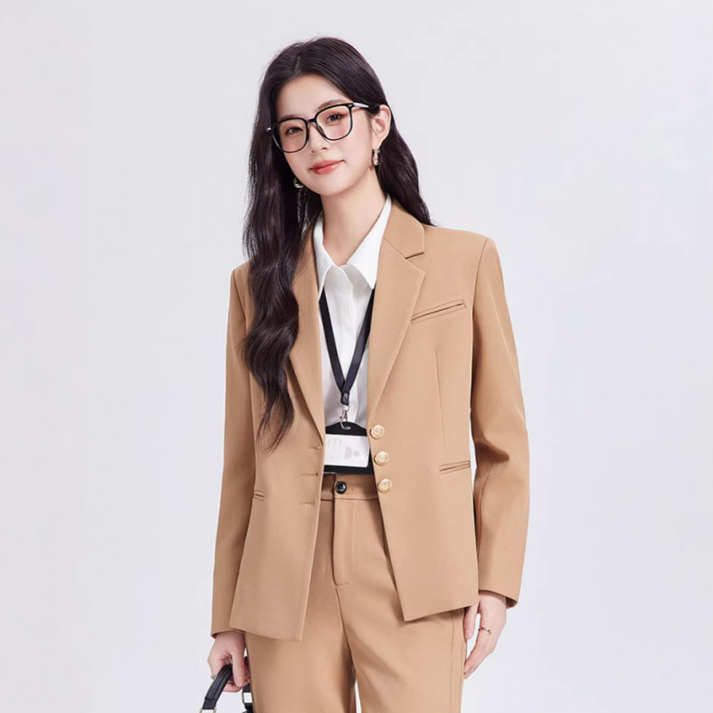 Khaki women's suit set, high-e - High End Women'S Formal Wear 评论和价格