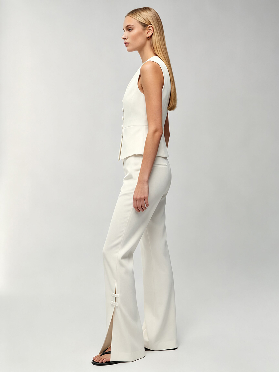 LIMO Women White Chinese Frog  - Formal Attire Woman 评论和价格