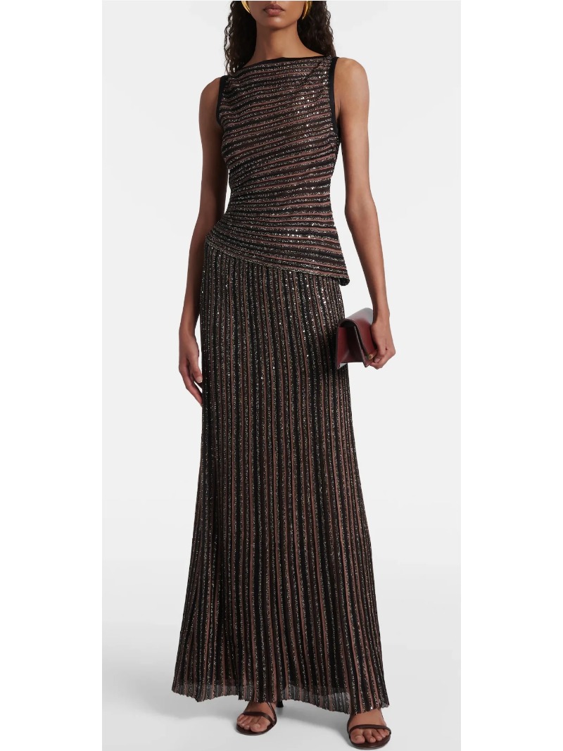 Striped Sequin 2-piece Women E - Formal Attire Woman 评论和价格